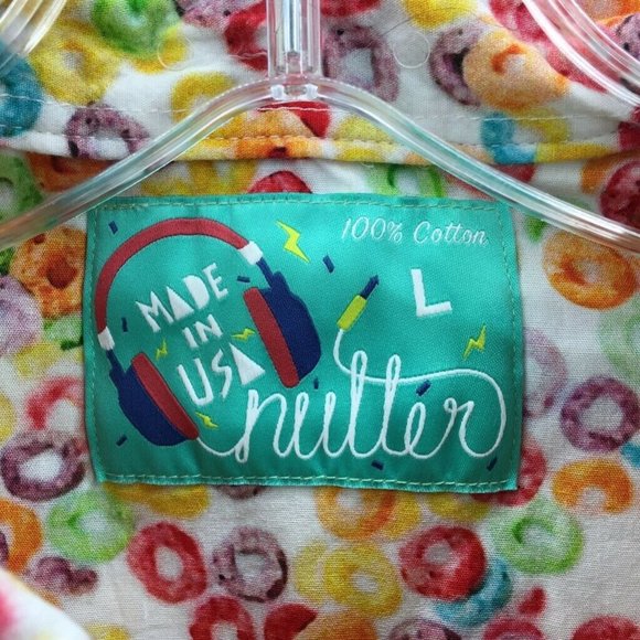 Chubbies Fruit Loops Oxford Shirt "The Nutter" - Picture 6 of 8